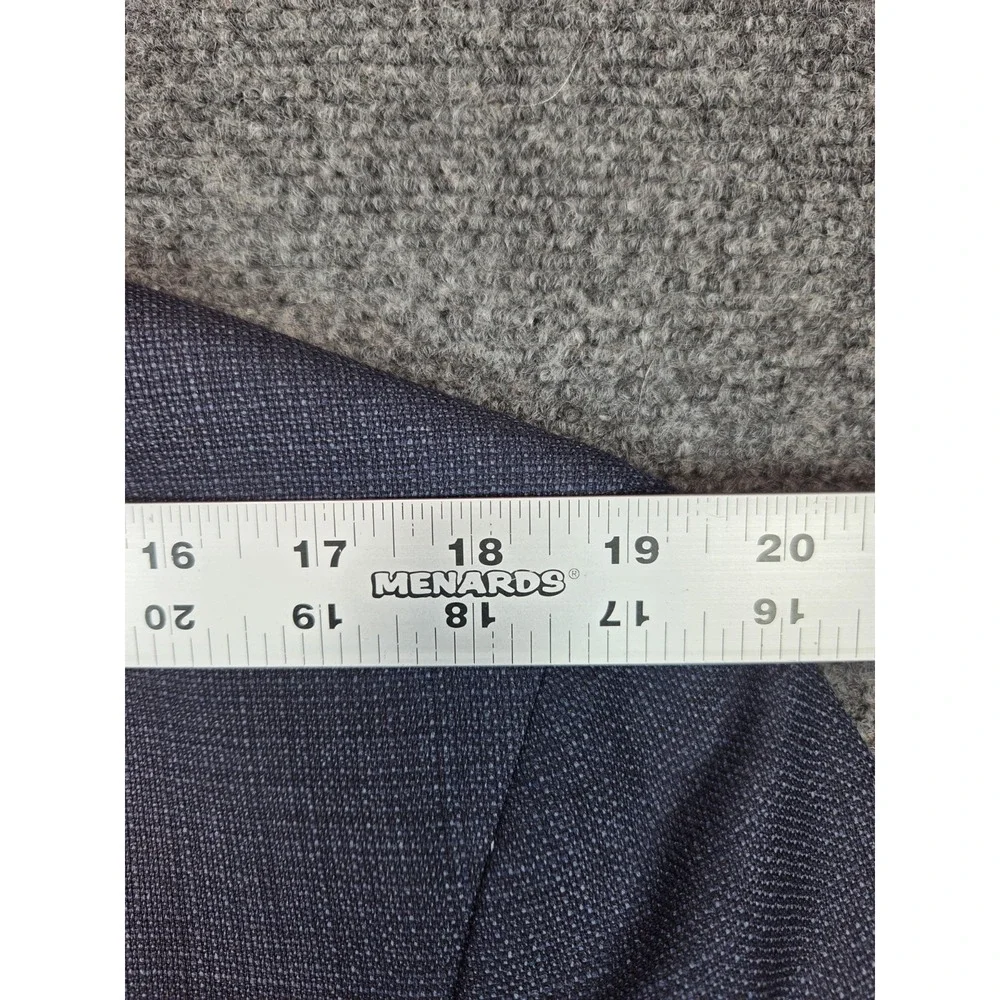 Ermenegildo Zegna Saks Fifth Avenue Blazer Mens 44 Blue Napoli Jacket Wool Silk